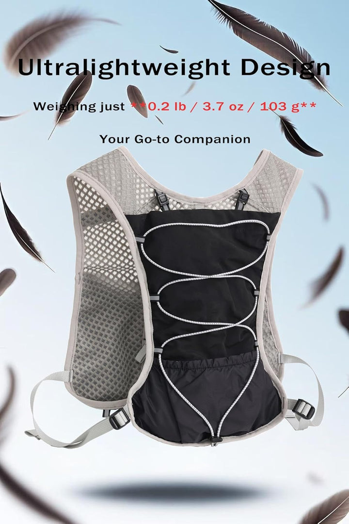 Dravien Ultra-Light Hydration Running Vest on varied terrains, showing its adaptability for runners