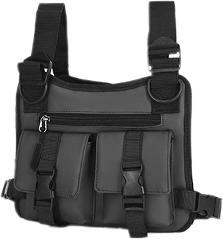 Active man wearing Dravon lightweight adjustable vest, demonstrating freedom of movement