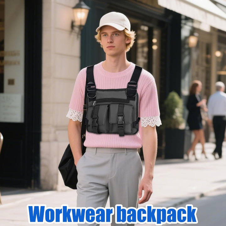 Dravon men's multi-functional vest, ideal for running, hiking, and various outdoor sports