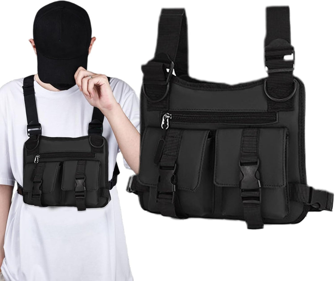 Dravon men's multi-pocket vest, organized storage for men's everyday and athletic essentials