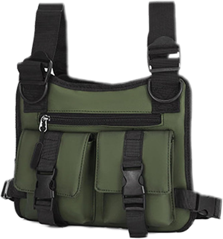 Dravon men's lightweight outdoor vest, showcasing oxford cloth texture and durable design