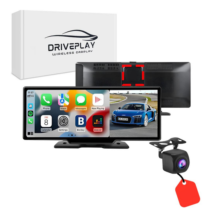 Smart in-car display: DrivePlay Pro 2+ with wireless Apple CarPlay functionality