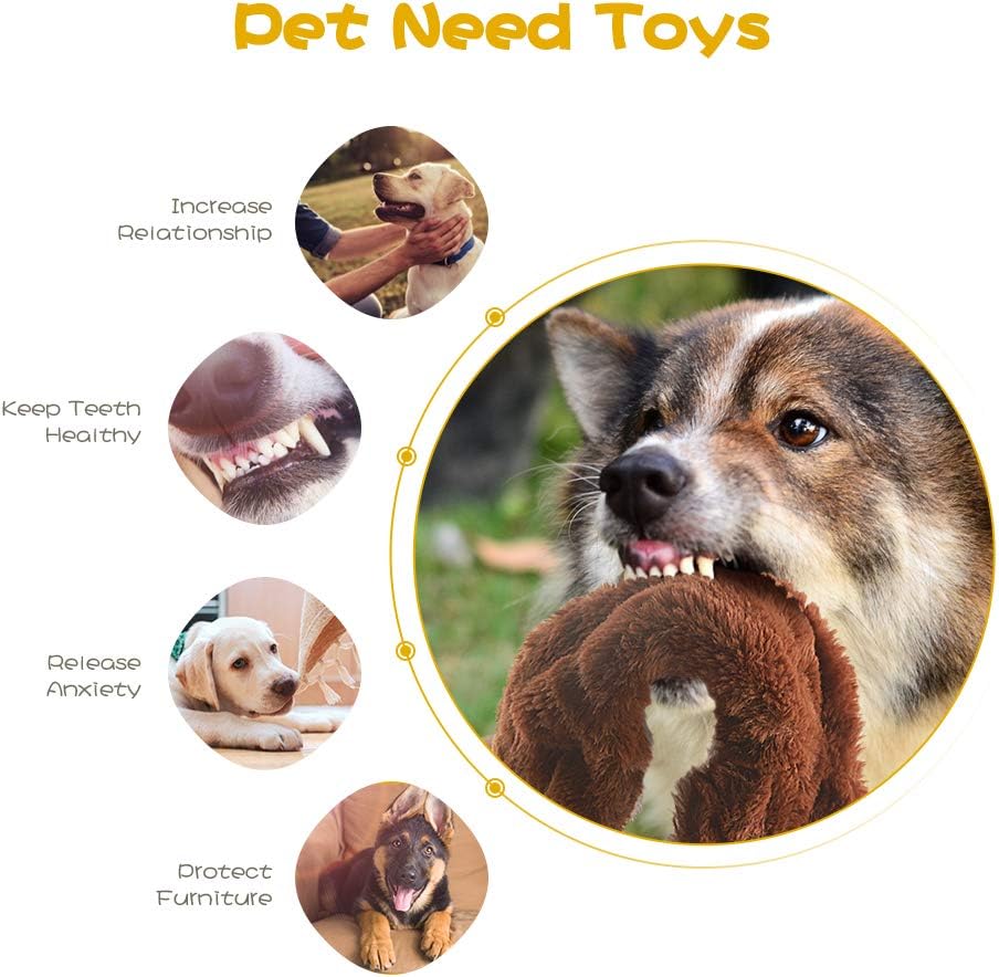 Pet supplies: 5-pack of durable, squeaky dog toys, designed for active chewers