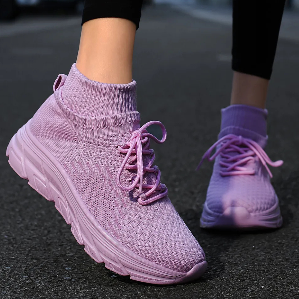 Elara women's lightweight casual sneakers. Comfortable, trendy, slip-on athletic style shoes for everyday fashion.