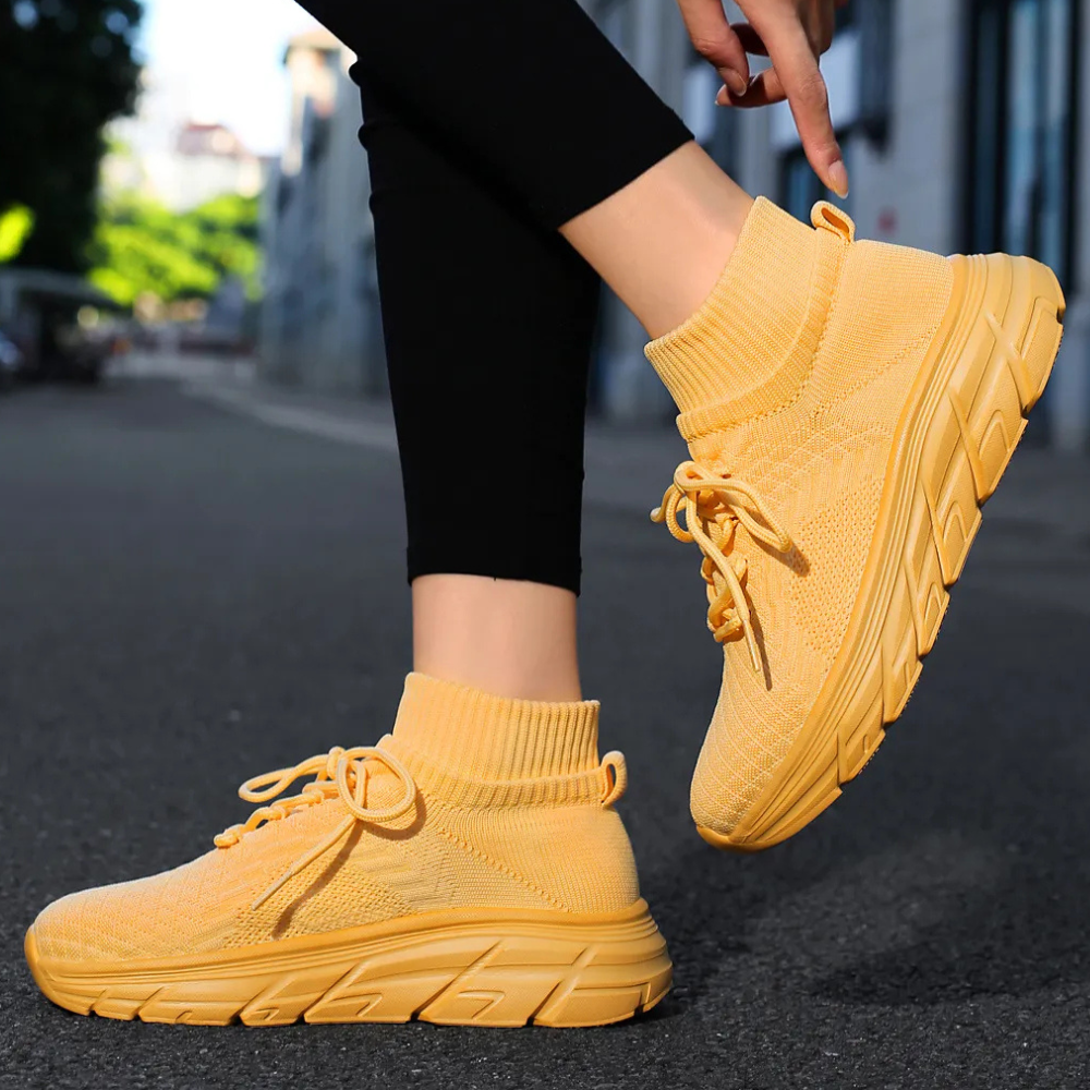 Effortless style with Elara women's trendy sneakers. Lightweight, comfortable casual shoes for everyday walking.