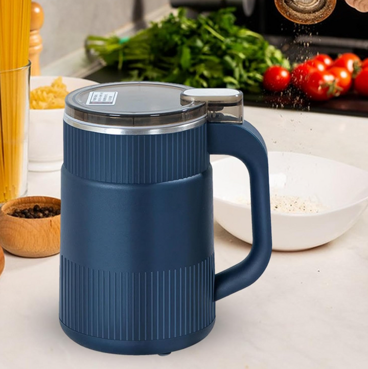 Electric grain mill for grinding fresh flour at home. Ideal for healthy baking & food prep.