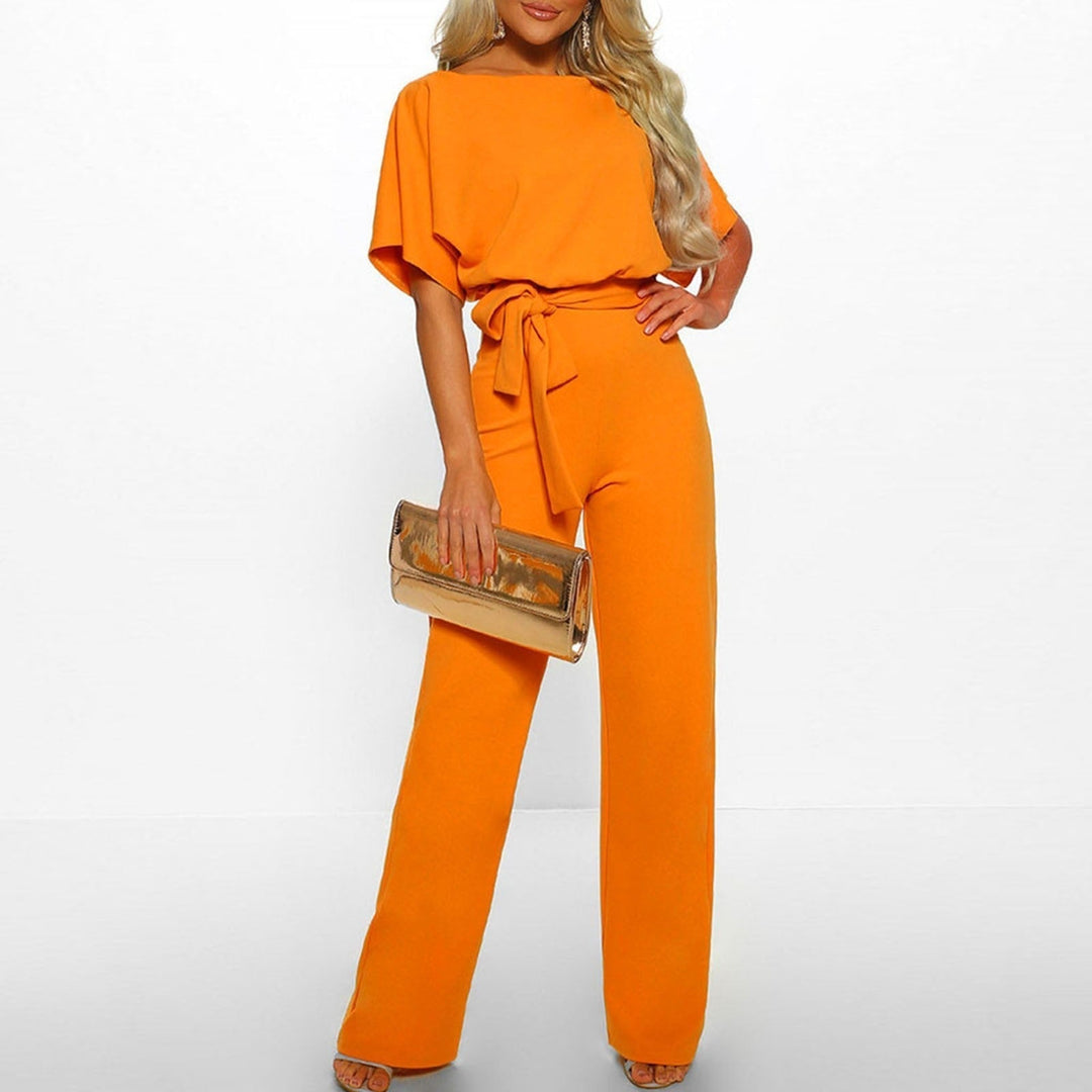 Elegant AuraElegance jumpsuit, a must-have women's designer outfit for versatile styling.