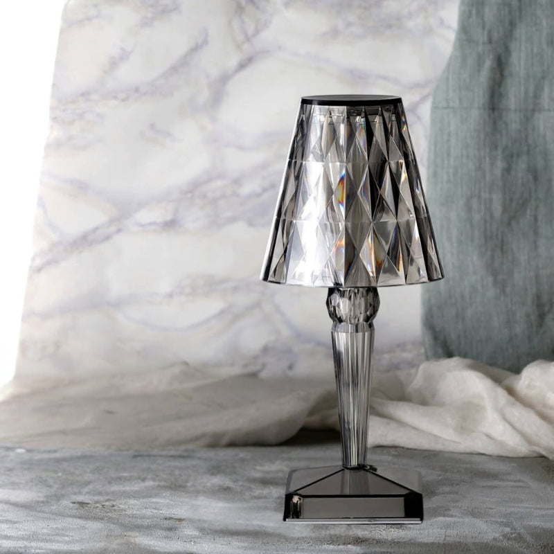 Modern decorative crystal lamp featuring convenient touch control and energy-efficient LED.