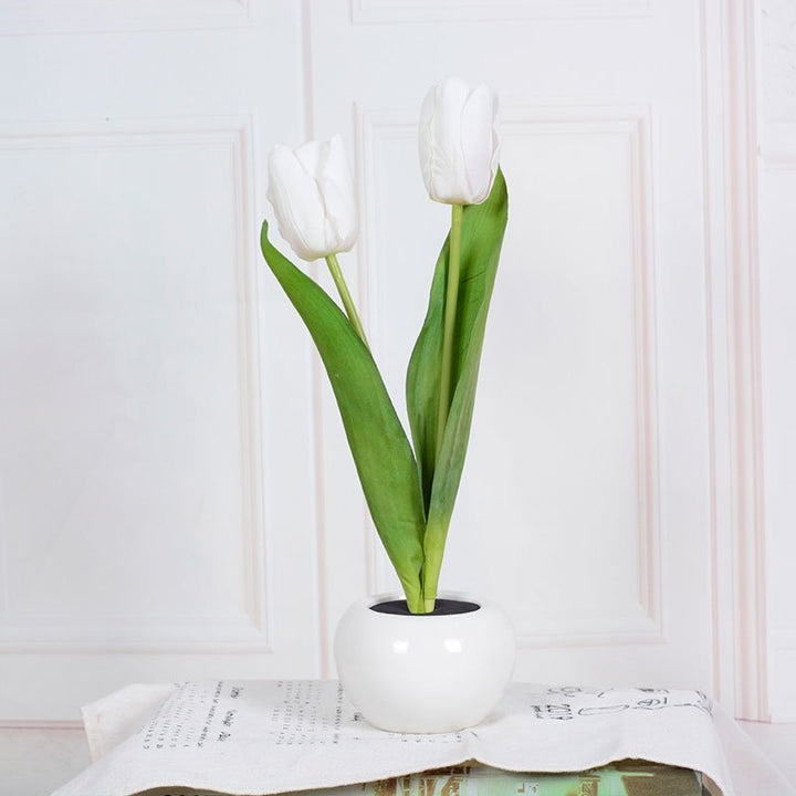 Enchanting LED tulip lamp providing beautiful decorative lighting, perfect as an ambient light source or a captivating centerpiece.