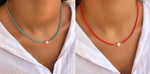 Turquoise + red