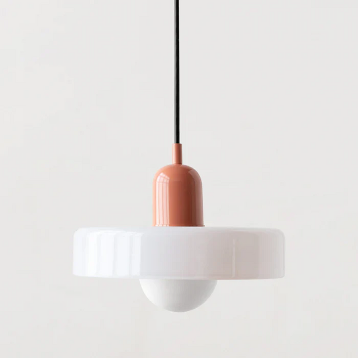 Elegant glass globe LED ceiling fixture, modern lighting for any room.