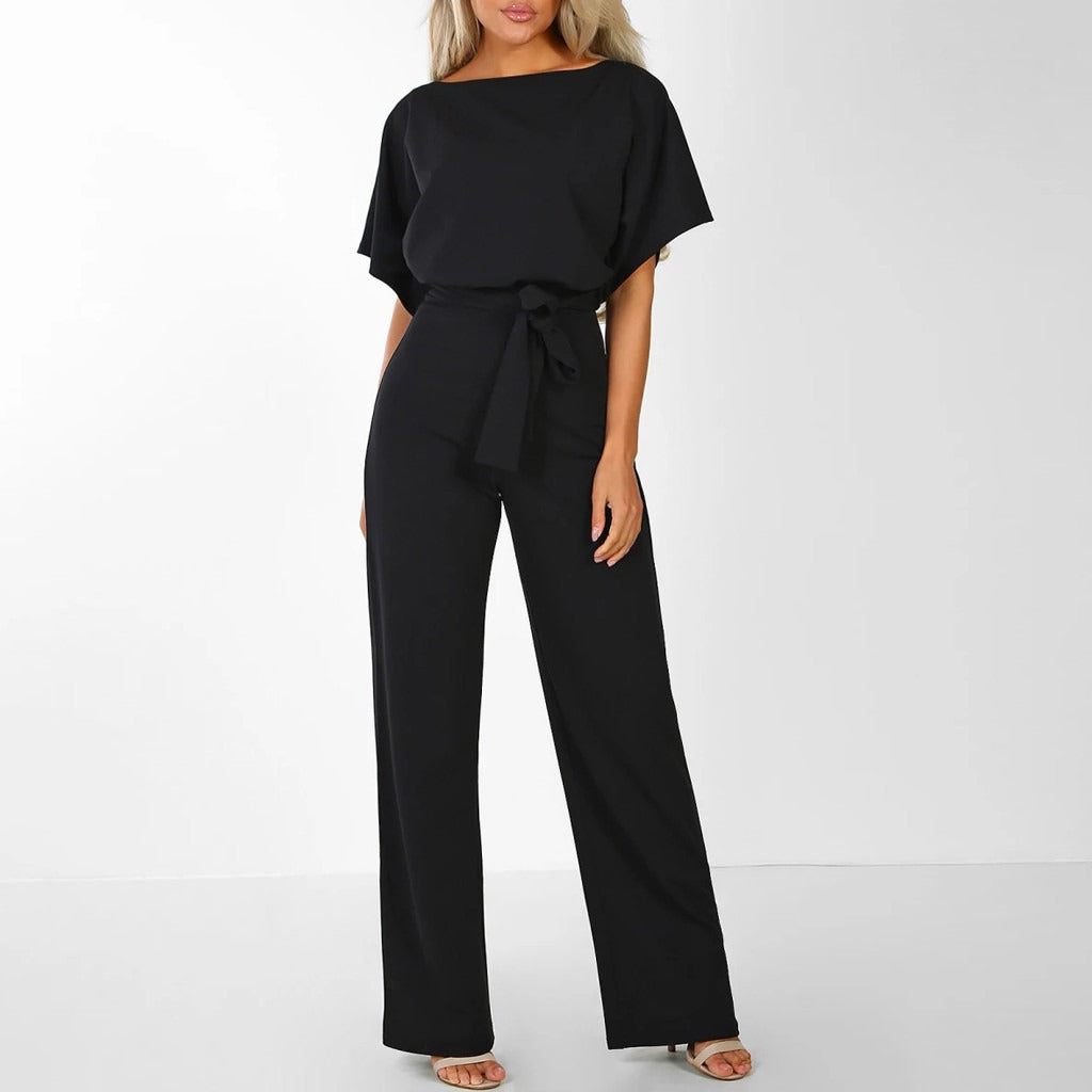 Chic women's jumpsuit, an elegant partywear & evening outfit. Sophisticated ladies fashion for special occasions.