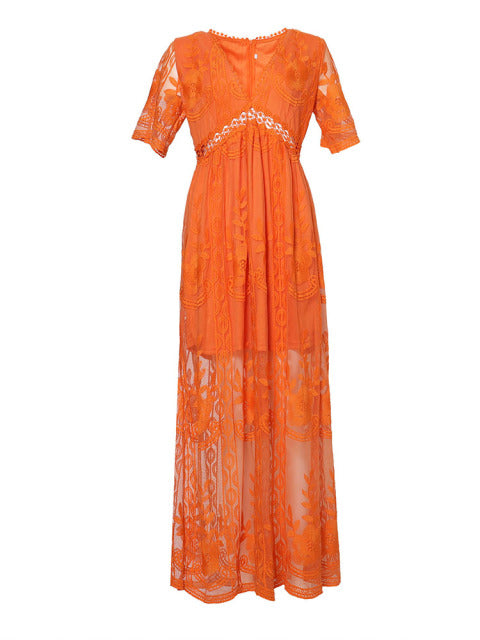 Casual yet chic women's 'Merly' viscose maxi dress, a breathable option for summer days.