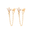 Crown Chain Earrings