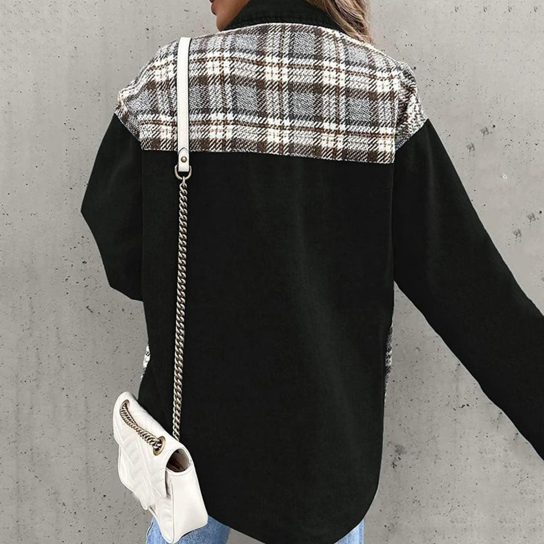 Chic ladies' everyday jacket, a versatile fashion coat perfect for seasonal styling and comfort.