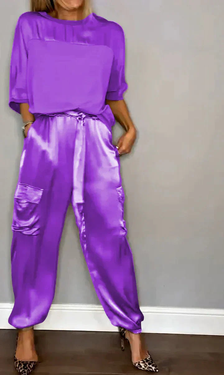 Stylish women's jumpsuit, perfect for elegant occasion wear, party outfits, or chic formal events.