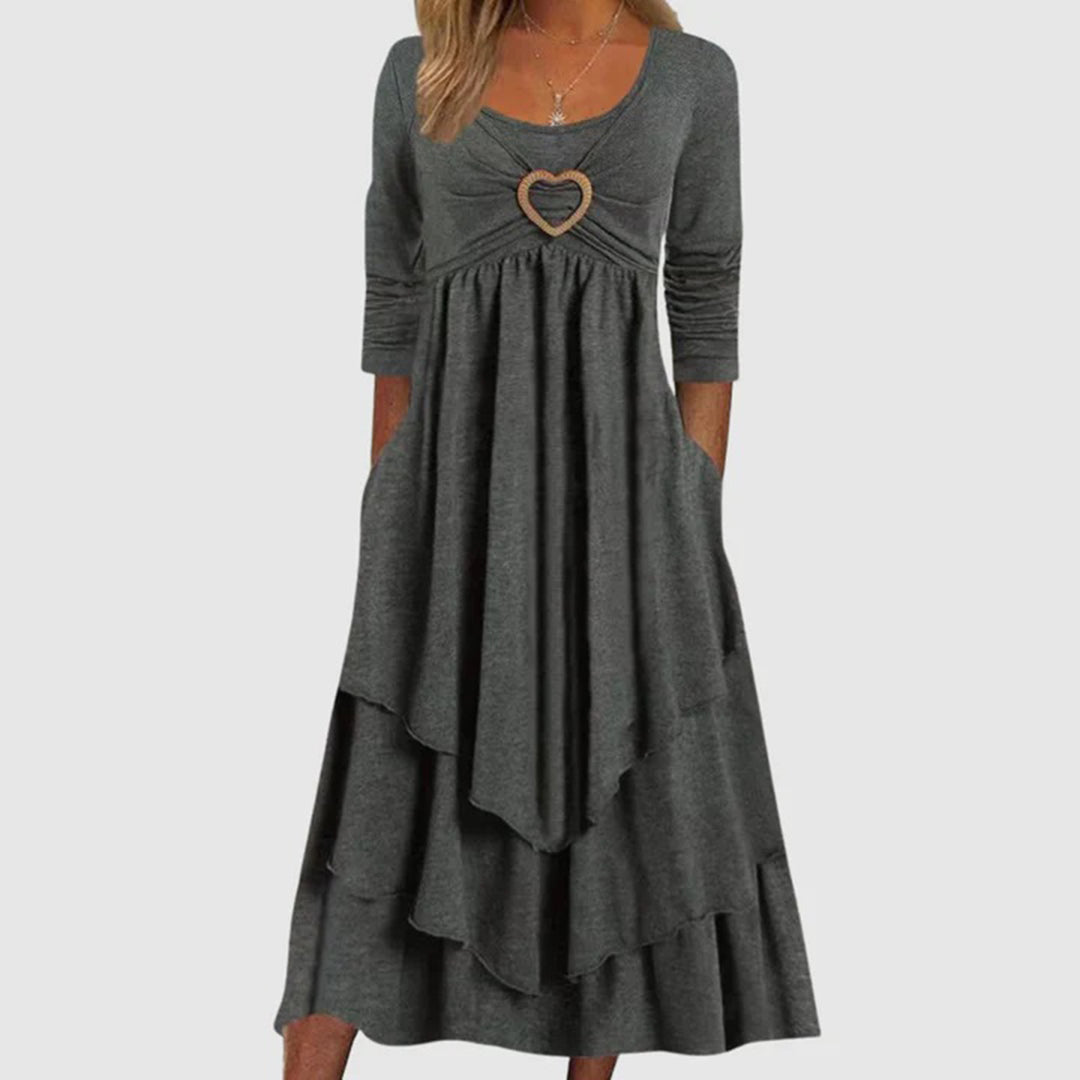 Casual Women's Long Dress, a comfortable maxi dress designed for everyday elegance and summer style.