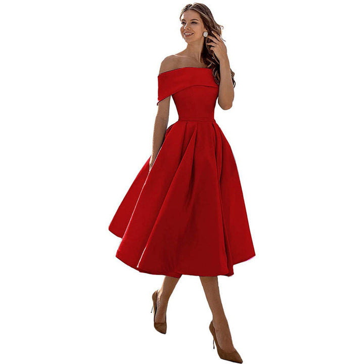 Elegant Mirella women's strapless bodycon dress. Perfect evening gown for formal parties & events.