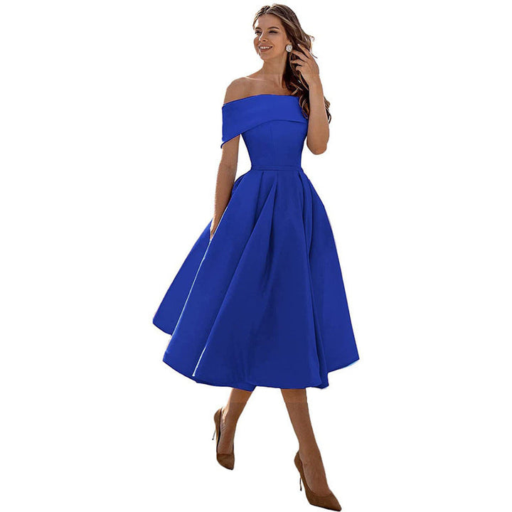 Women's fashion strapless bodycon dress. Elegant evening wear, perfect for cocktail parties & events.