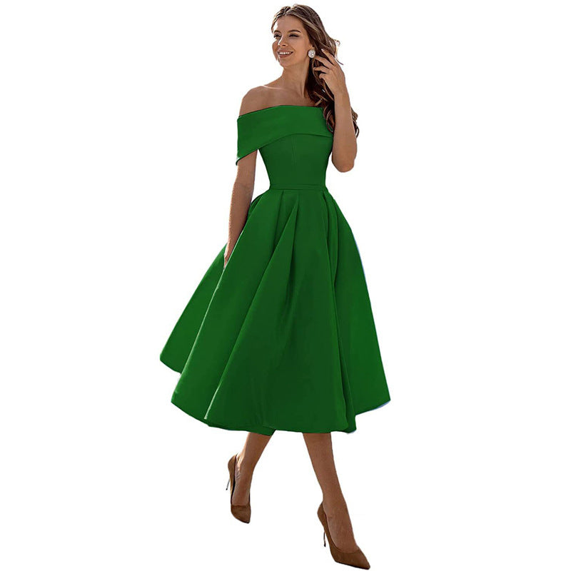 Sleek strapless cocktail dress. Elegant bodycon fit, ideal womenswear for evening parties & events.
