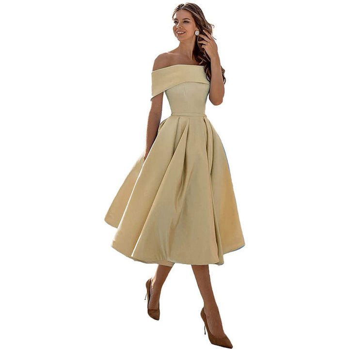 Figure-flattering strapless bodycon dress. Women's elegant party wear, perfect for evening occasions.