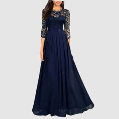 Elegant women's maxi evening dress, a stunning formal gown perfect as a party or gala dress for sophisticated events.