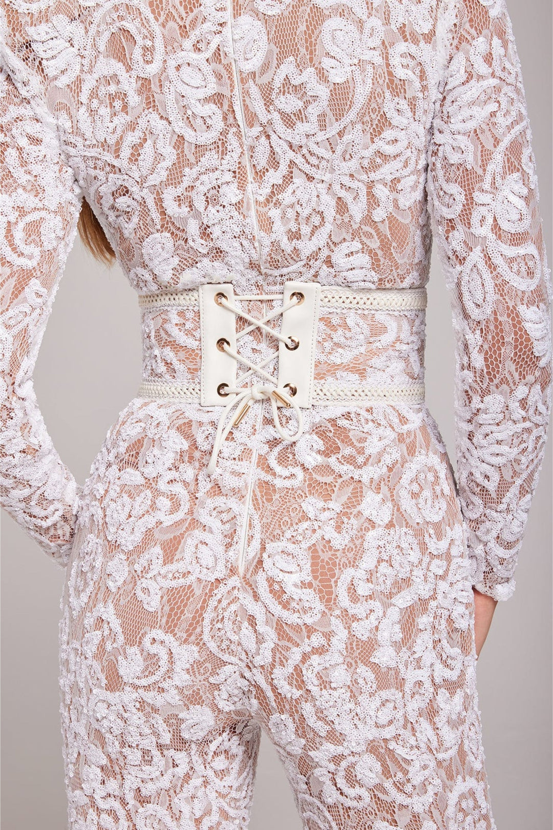 Elegant women's V-neck jumpsuit, a chic and flattering evening outfit for parties and events.