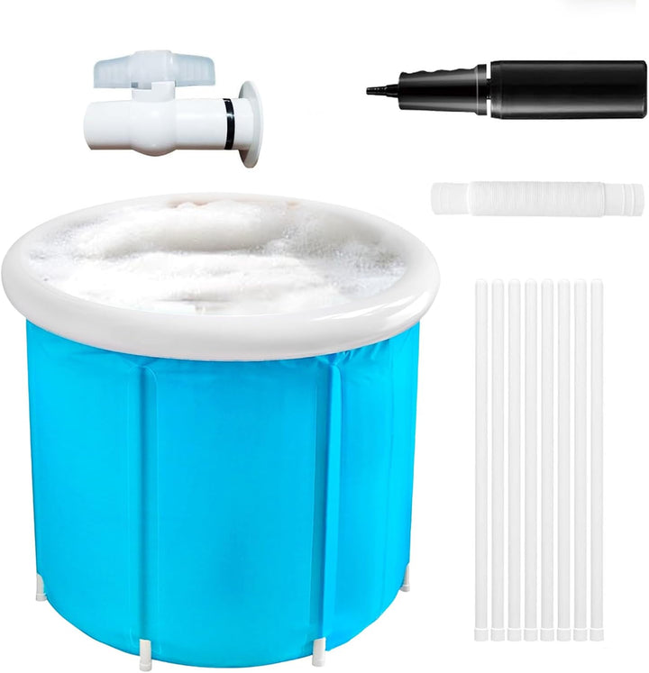 Eloria folding bathtub, portable and spacious for adult home spa use