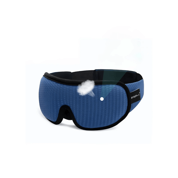 Adjustable eye mask for travel, comfortable & breathable light blocking.