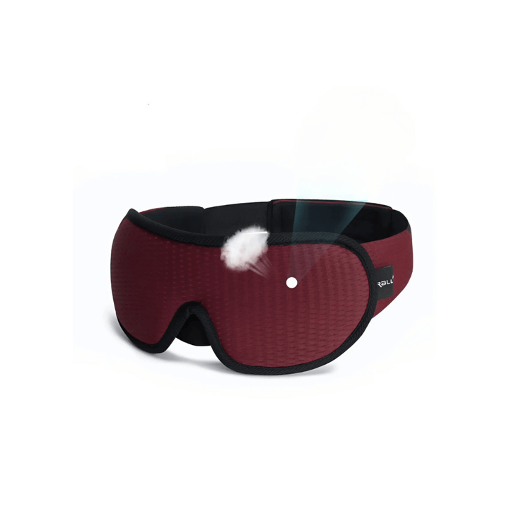 Soft, breathable ergonomic sleep mask for relaxation and deep sleep.