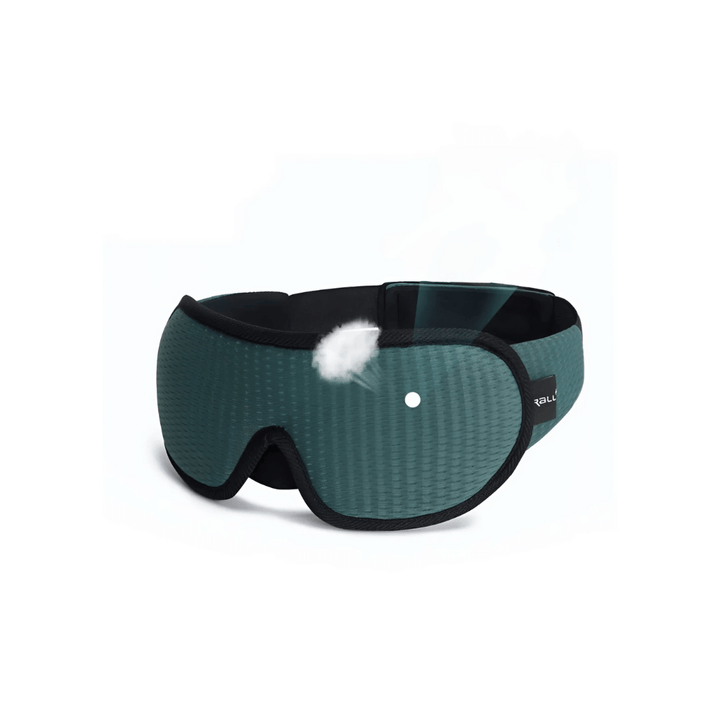 Ergonomic eye mask, designed for no eye pressure & complete light blocking.