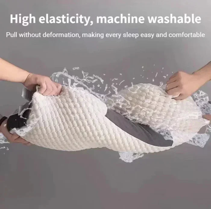 Support pillow for neck pain, back pain, and tension relief. Ergonomic design for restful sleep.