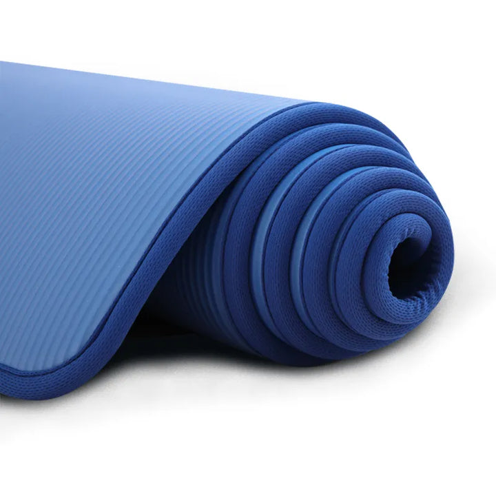 Enhance your fitness routine with this extra thick, comfortable & non-slip exercise mat.