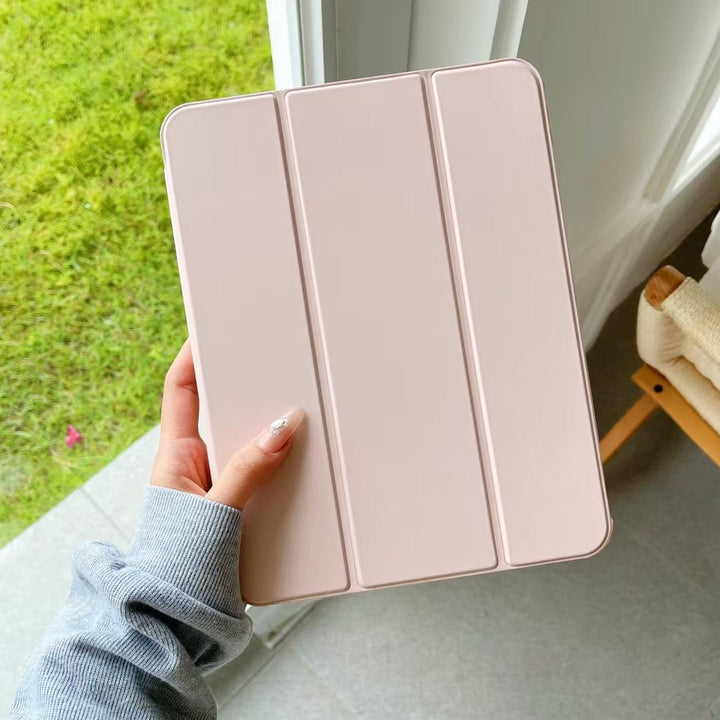 FlexFold Silicone Smart Case for iPad, a versatile origami case offering multiple viewing angles and tablet protection