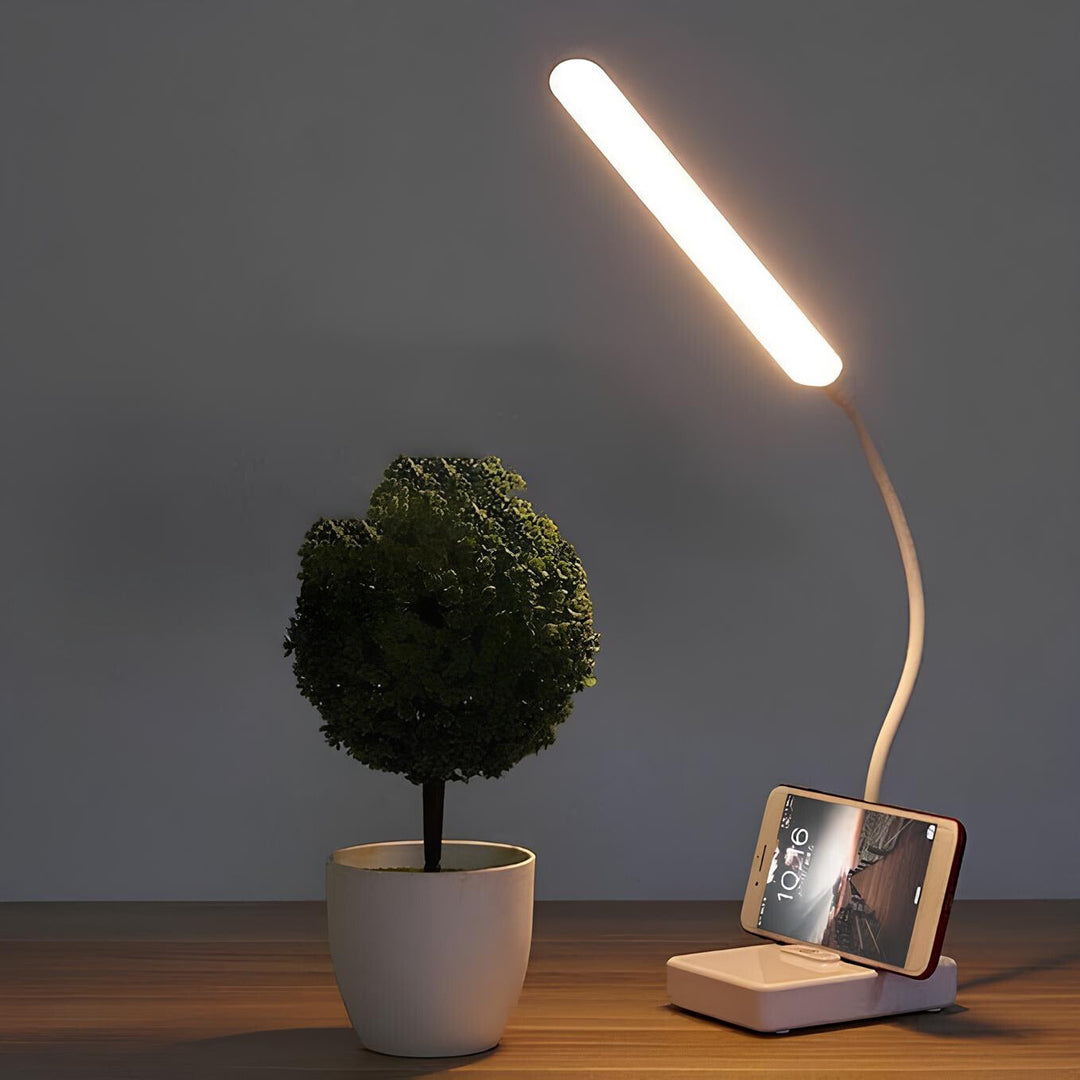 Flexible Arc Desk Lamp with Dimmable LED Light