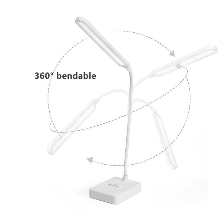Flexible Arc Desk Lamp with Dimmable LED Light