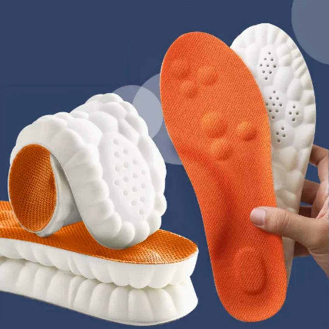 Experience ultimate comfort with FlexiStride running insoles, perfect for sports & daily activewear.