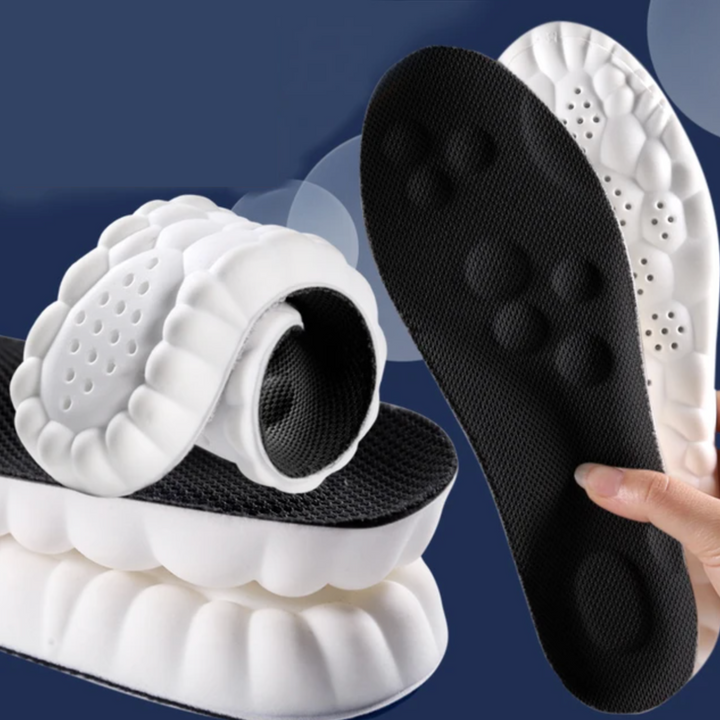 Premium FlexiStride running insoles featuring cushioning & arch support for enhanced comfort & performance.