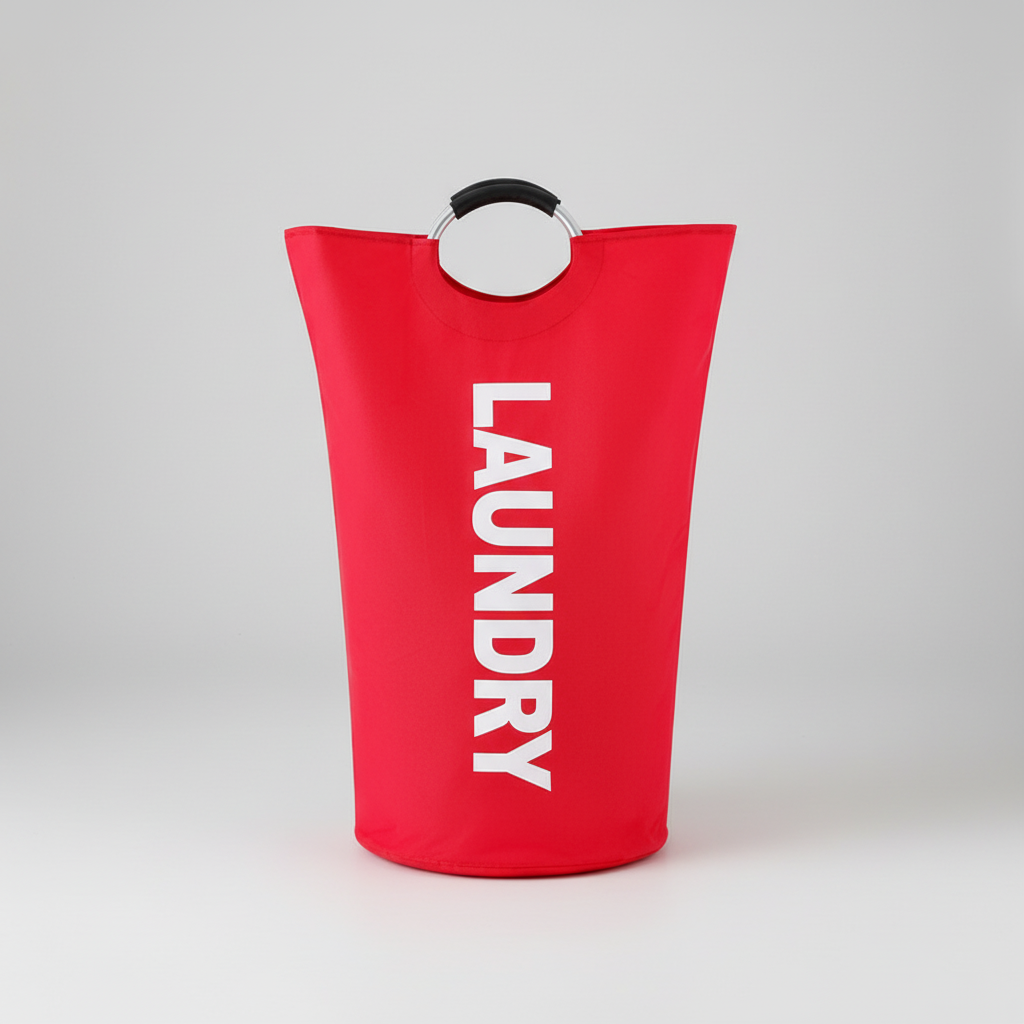 Efficient extra large water-repellent laundry basket, a must-have for any neat home or dorm.
