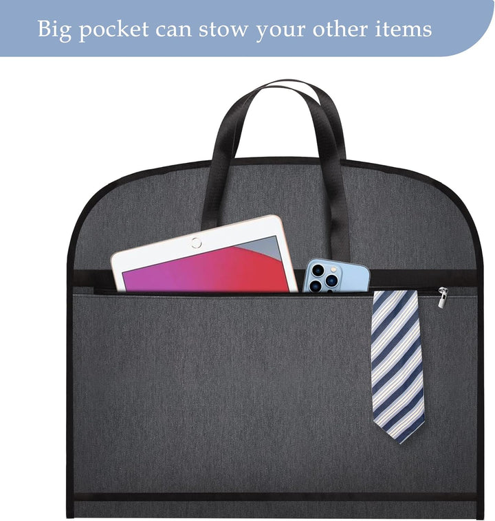 Waterproof oxford foldable garment travel bag for suits and dresses, buy one get one free
