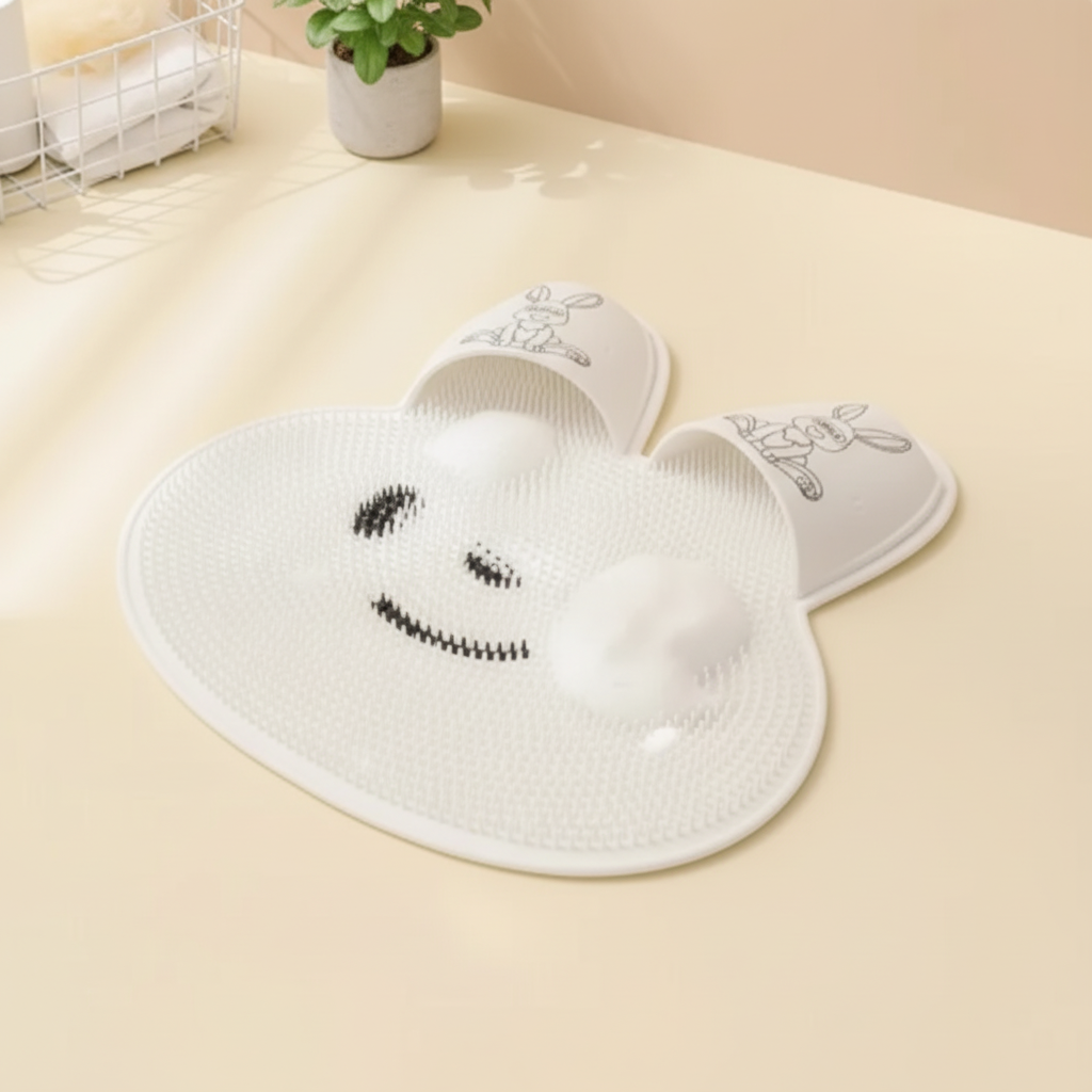 Foot Spa Massage Shower Mat with non-slip silicone for bath safety and spa experience