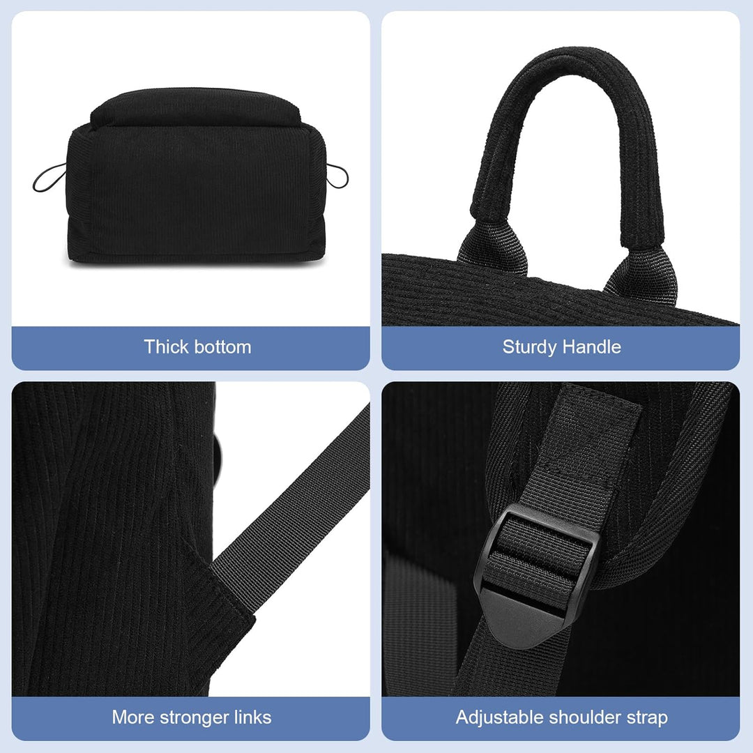 Focus on lightweight design: Ultralight water-resistant 15.6" laptop backpack for comfort.