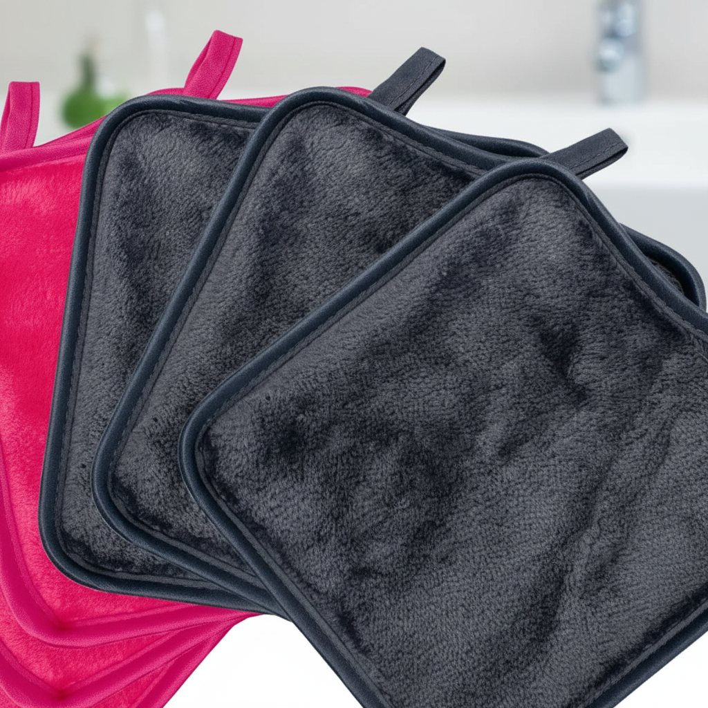 Eco-friendly reusable flannel makeup remover pads for effective and gentle skincare