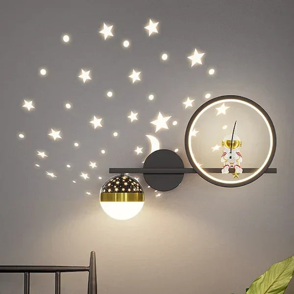 GlowNest nursery light, a charming addition to any child's bedroom wall decor.
