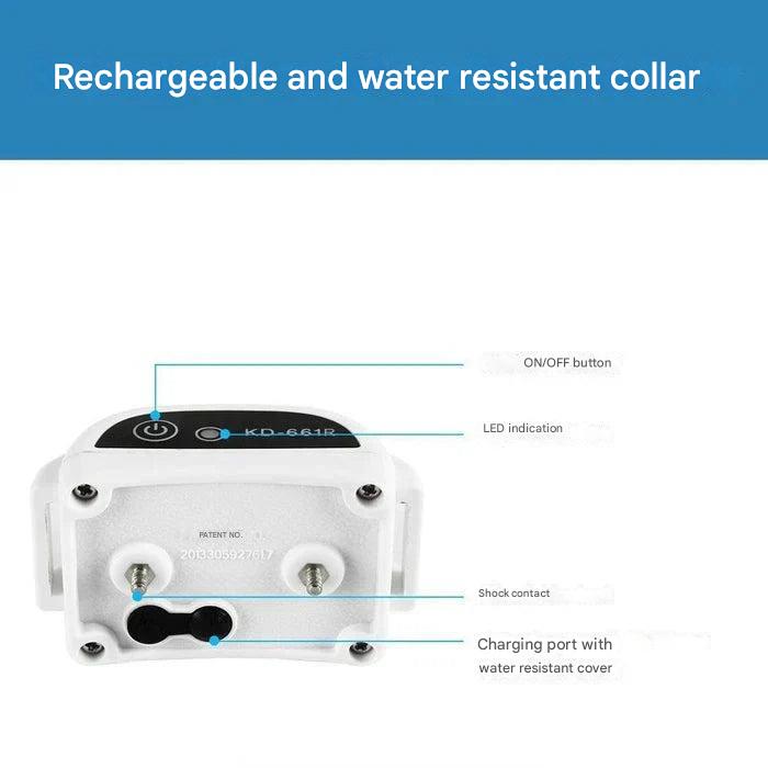 Multi-dog family enjoying pet freedom with the HaloGuard wireless fence, secure for all pets.