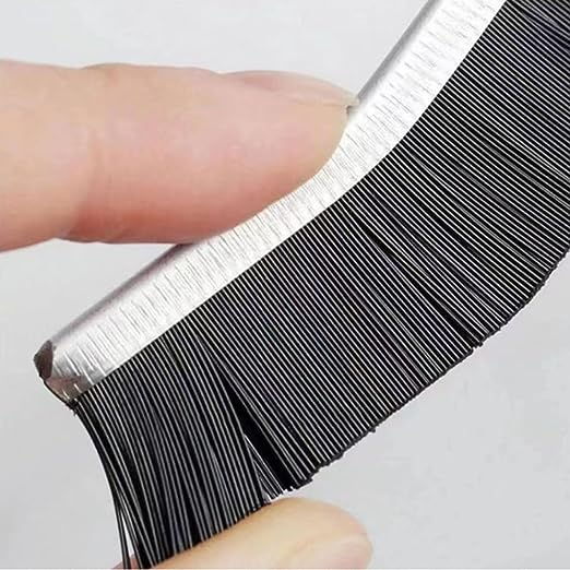 Powerful hard bristle grout brush for effective deep cleaning of tile grout, removing tough dirt & grime.