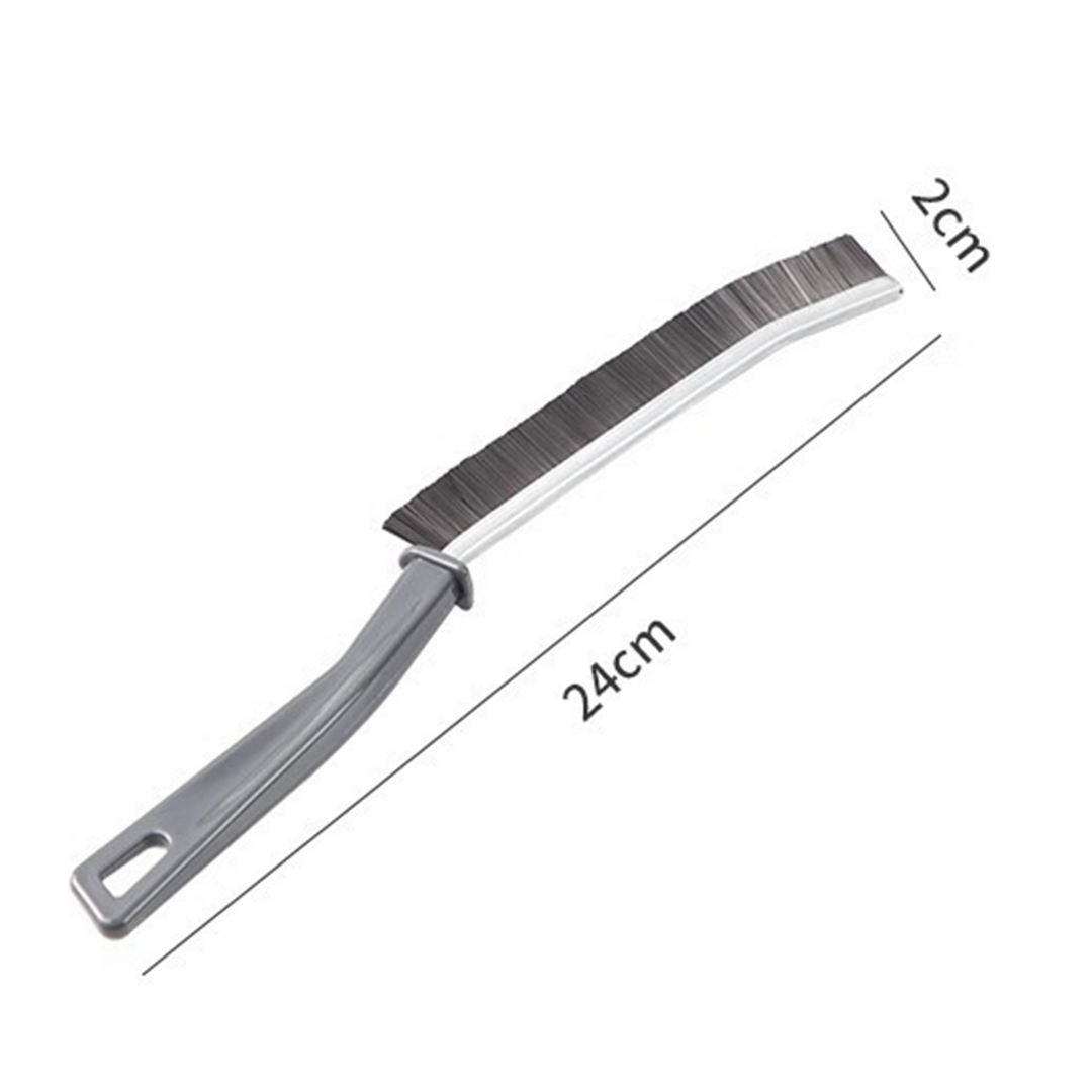 Specialized hard bristle deep cleaning tool, designed to scrub tough dirt from grout and tiles.