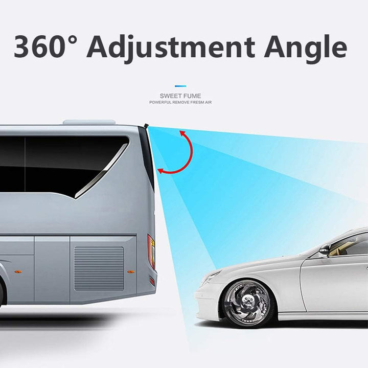 Professional truck parking camera, 12V/24V, with 18 LED night vision for optimal safety