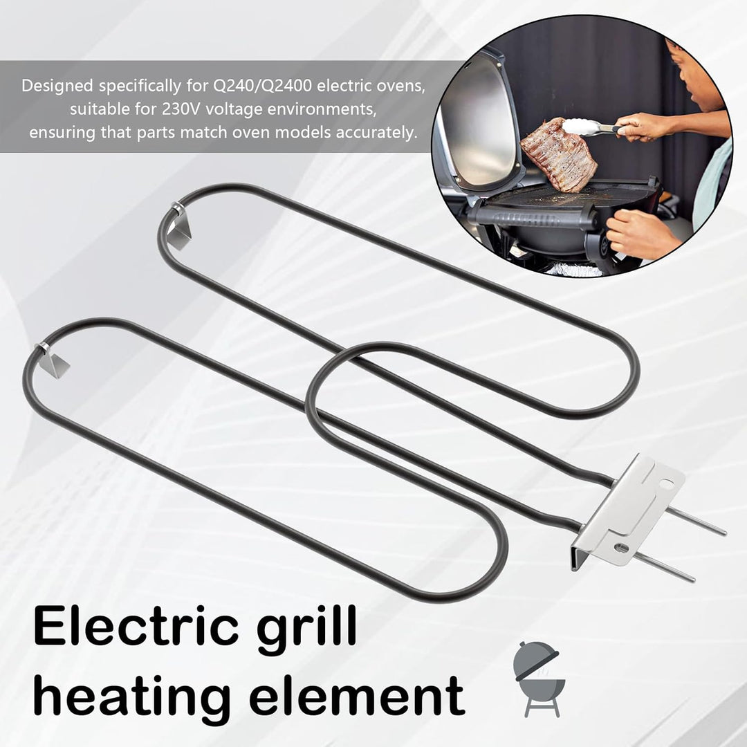 Zeythra high-power 2200W stainless steel heating element for outdoor electric BBQ grills