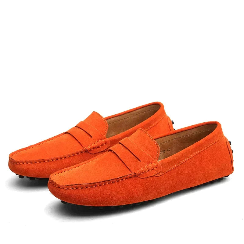 Men's Hugo classic slip-on loafers, durable and stylish for daily wear.